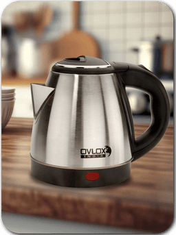 Ovlox India in-room electric kettle.