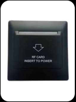 Ovlox India energy saver switch for hotel rooms.